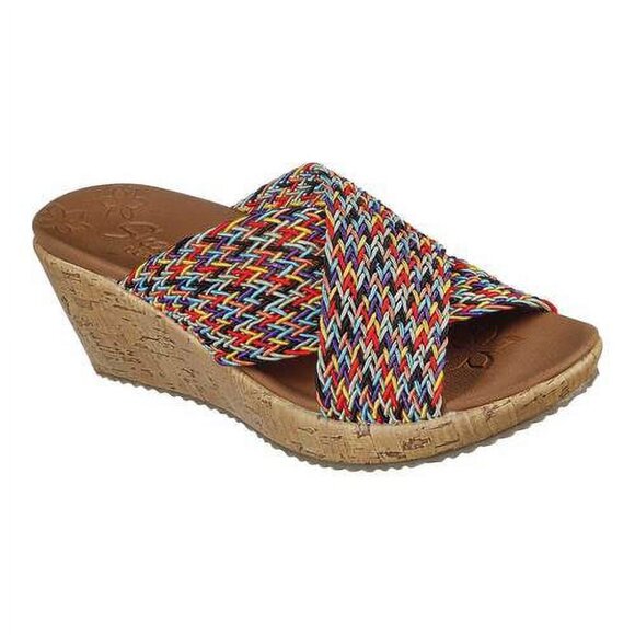 Skechers Shoes - Skechers Beverlee Vacation Mode Wedge Slide (Women's) Size 7.5 / 8 New